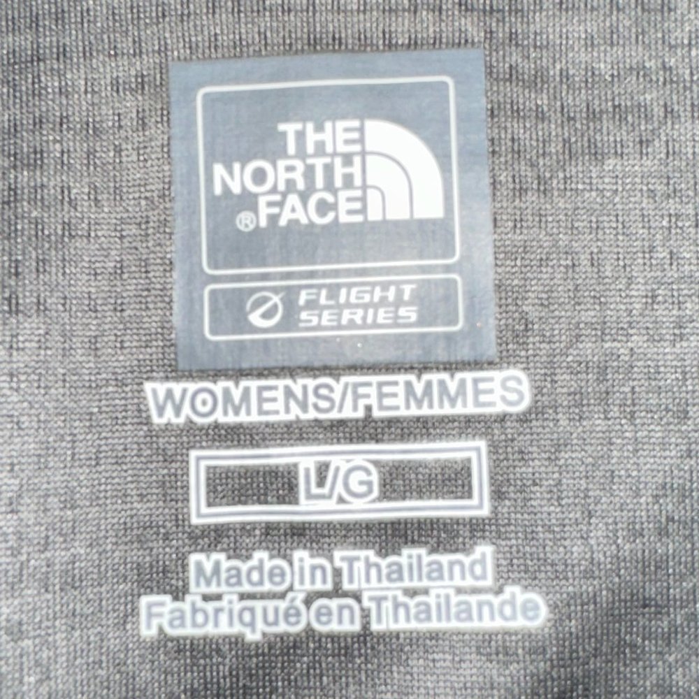 Women's The North Face Vapor Wick Pullover Performance T Shirt Grey Size Large - Picture 4 of 7